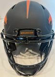Bo Nix Autographed Denver Broncos Eclipse NFL Pro Helmet BAS COA