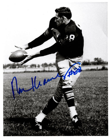 Packers Tight End RON KRAMER (d) Signed 8x10 Photo #3 AUTO - 1961 & 62 NFL Champ