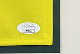 Sir Nick Faldo Signed Framed 2022 Masters Golf Flag 1989-90-96 Inscribed JSA