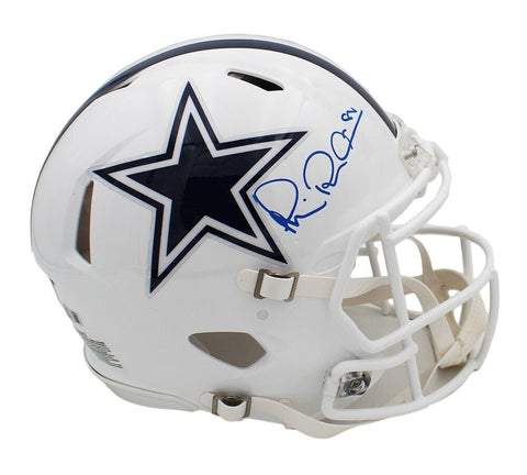 Michael Irvin Signed Dallas Cowboys Speed Authentic Alternate White NFL Helmet