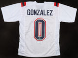Christian Gonzalez Signed New England Patriots Jersey (Beckett) All Pro D.B.