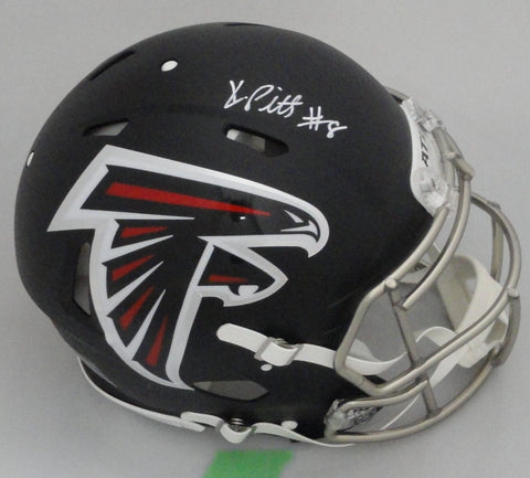 Falcons KYLE PITTS Signed Riddell Full Size Authentic Speed Helmet AUTO - BAS