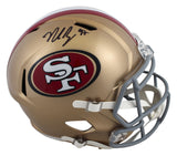 49ers Nick Bosa Authentic Signed Full Size Speed Rep Helmet BAS Witnessed
