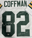 PAUL COFFMAN Signed Custom Replica White Jersey AUTO w/ Accolades - JSA