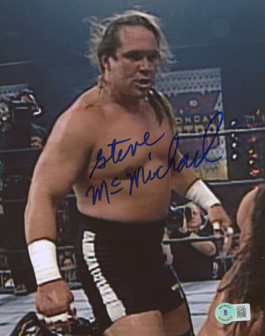 Steve McMichael WCW Authentic Signed 8x10 Photo Autographed BAS #BL91204