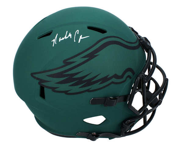 Randall Cunningham Autographed Eagles 'RAVE' Full Size Speed Helmet Beckett
