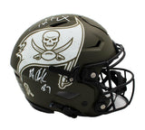 Brady & Gronkowski Signed Tampa Bay Buccaneers Speed Flex STS NFL Helmet
