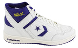 Lakers Magic Johnson Signed Right P&W Converse Weapon Shoe W/ Case BAS Witness 3