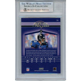 Ray Lewis Autographed 2001 Playoff Honors #34 Trading Card Slab Beckett 53471