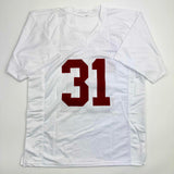 Autographed/Signed Will Anderson "Terminator" Alabama White Jersey BAS COA