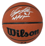 Dominique Wilkins Atlanta Hawks Signed NBA Wilson I/O Basketball HHR Insc BAS