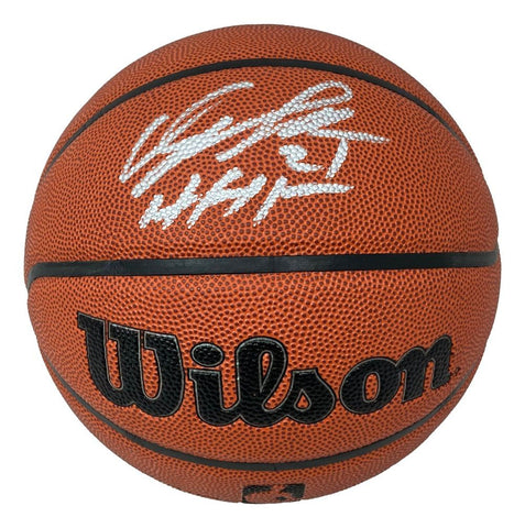 Dominique Wilkins Atlanta Hawks Signed NBA Wilson I/O Basketball HHR Insc BAS