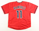 Jose Ramirez Signed Cleveland Guardians Jersey (Beckett) 2xAll Star 3rd Baseman