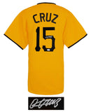 Oneil Cruz Signed Yellow Custom Baseball Jersey - (JSA COA)