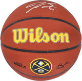 Jamal Murry Denver Nuggets Signed Wilson Team Logo Basketball