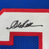 Framed Autographed/Signed Andre Reed 33x42 Buffalo Blue Jersey PSA/DNA COA