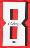 Kyle Pitts Atlanta Signed Red Football Jersey BAS