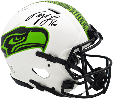 TYLER LOCKETT AUTOGRAPHED SEAHAWKS LUNAR ECLIPSE FULL SIZE AUTHENTIC HELMET MCS