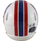 Warren Moon Autographed Houston Oilers TB Mini Helmet Beckett Witness 49699