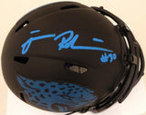 JAMES ROBINSON AUTOGRAPHED JAGUARS ECLIPSE BLACK MINI HELMET BECKETT 191011