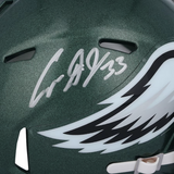 Cooper DeJean Autographed Philadelphia Eagles Mini Speed Helmet Fanatics