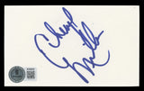 Cheryl Miller WNBA Legend Authentic Signed 3x5 Index Card BAS #BT03523