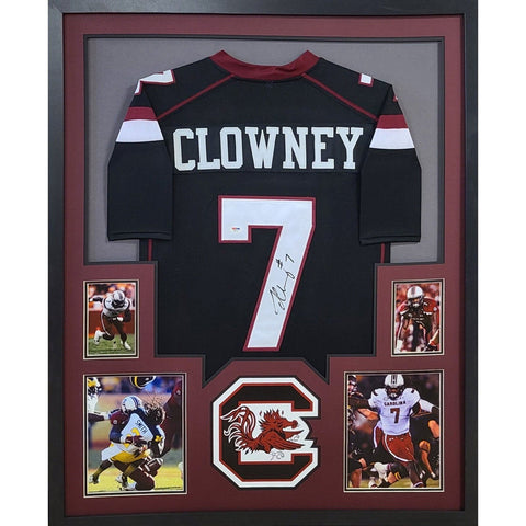 Jadeveon Clowney Autographed Signed Framed South Carolina Jersey PSA/DNA