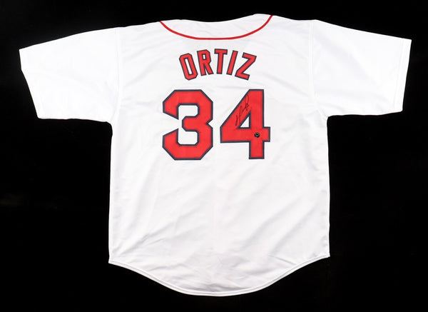 David Ortiz Signed Boston Red Sox Jersey (Authentic Ink) 3xWorld Series Champ