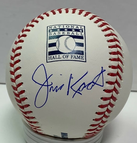 Twins HOF'er JIM KAAT Signed Official Hall of Fame LOGO Baseball AUTO JSA