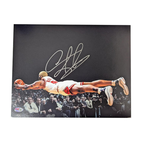 Dennis Rodman Autographed Chicago Bulls 11x14 Photograph - Players Ink Authentic