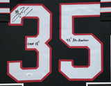 FRAMED TEXAS TECH RED RAIDERS ZACH THOMAS AUTOGRAPHED INSCRIBED JERSEY JSA