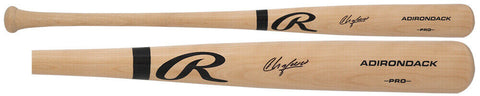 Aroldis Chapman (CUBS / RANGERS) Signed Rawlings Blonde Baseball Bat - (SS COA)