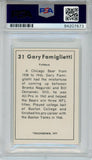 Gary Famiglietti Signed 1977 Touchdown Club #31 Trading Card PSA Slab 43770
