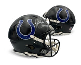 Marshall Faulk Autographed Indianapolis Colts HOF Authentic 2023 Helmet Beckett