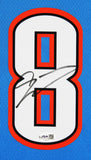 Thunder Jalen Williams Signed Blue Nike Finals Ed. Swingman Framed Jersey JSA