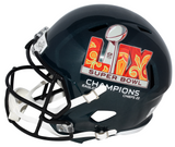 COOPER DEJEAN SIGNED PHILADELPHIA EAGLES SUPER BOWL LIX 59 FULL SIZE HELMET