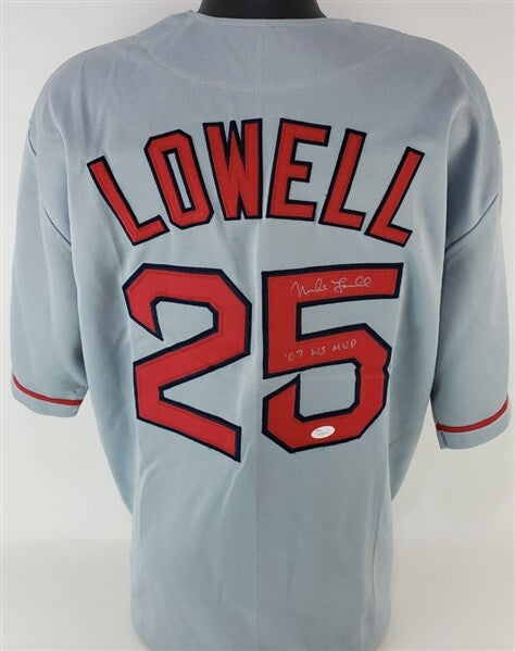 Mike Lowell "07 WS MVP" Signed Boston Red Sox Jersey (JSA COA) 4xAll Star /3rd B