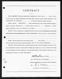 Fritz Crisler HOF Michigan Head Coach Signed/Auto Contract PSA BA199007