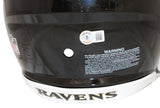 Justin Tucker Signed Baltimore Ravens Authentic Speed Helmet Beckett 39572