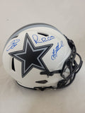 AIKMAN/SMITH/IRVIN SIGNED DALLAS COWBOYS LUNAR ECLIPSE SPEED AUTHENTIC HELMET