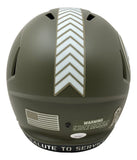 Hines Ward Signed Pittsburgh Steelers Salute To Service Replica Speed Helmet JSA