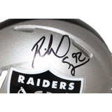 Richard Seymour Signed Las Vegas Raiders Speed Mini Helmet Beckett 42356
