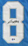 Isaac TeSlaa Autographed Blue Pro Style Jersey - Beckett W Hologram *Black