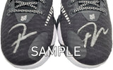 GIANNIS ANTETOKOUNMPO AUTOGRAPHED BLACK NIKE SHOES 15 PAIR BECKETT 197431