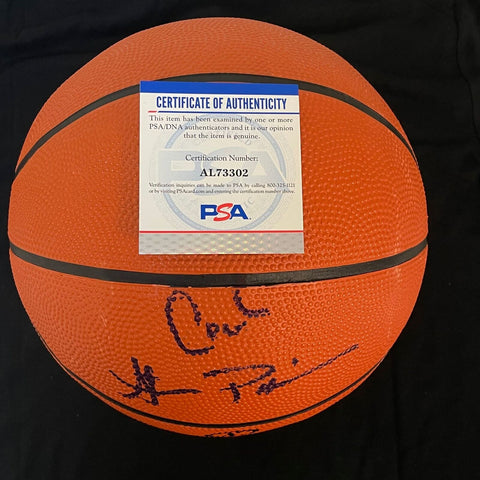 Steve Pikiell signed basketball PSA/DNA Rutgers Scarlett Knights Autographed