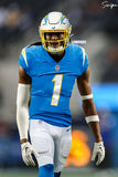 Quentin Johnston Signed San Diego Chargers Jersey (Beckett) 2023 1st Rnd Pick WR