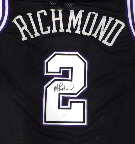 Sacramento Kings Mitch Richmond Autographed Signed Black Jersey JSA #WA141025