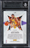 Magic Johnson Signed 2023 Panini Mosaic Epic Performers Mosaic #16 Card BAS Slab