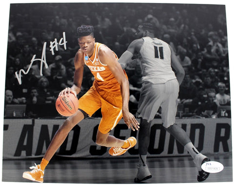 Mohamed Mo Bamba Texas Longhorns Signed 8x10 Photo Spotlight Silver JSA 136059