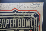 NFL HOFers + Greats Multi-Autographed (30+) 20x24 Matted Poster JSA LOA 210089
